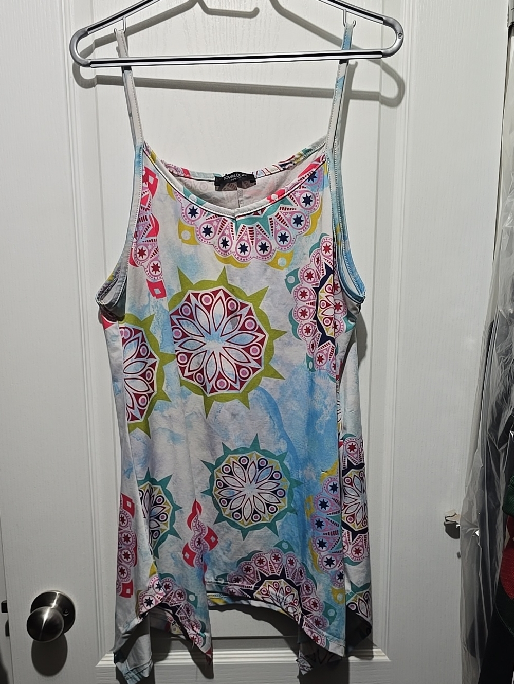 Sleeveless Medallion Print Camisole Tank Top - Multi